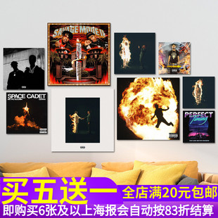 欧美嘻哈说唱Metro Boomin专辑海报画 Hiphop饶舌歌手音乐墙贴纸