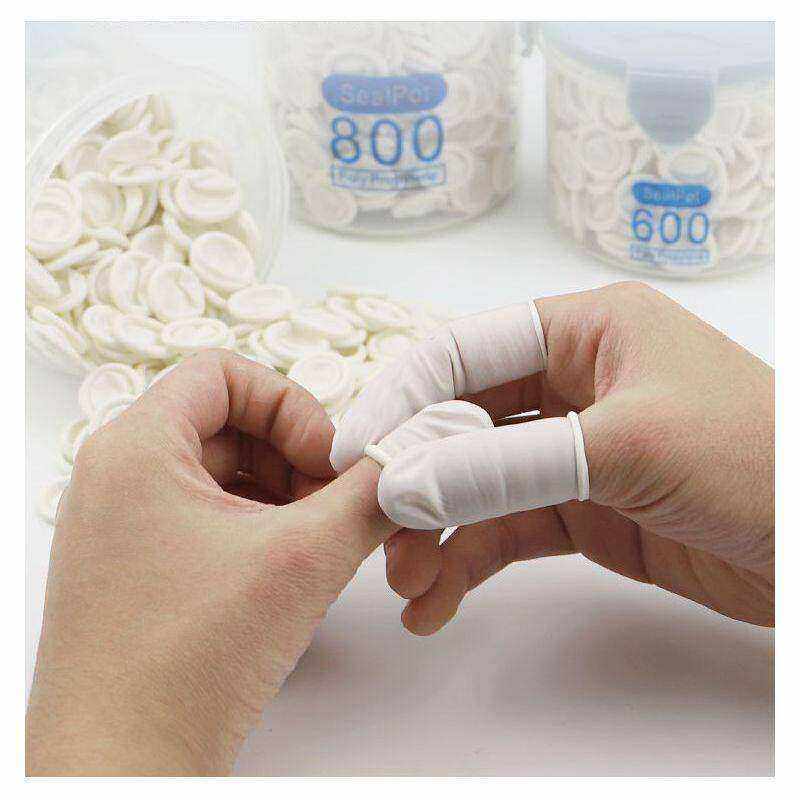 一次性乳胶手指套防滑耐磨电子工业劳保加厚橡胶美容防护用品实用,居家日用,手部防护用品,淘宝优惠券,粉丝福利购,淘宝优惠卷