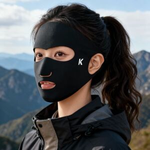 夏季运动款全脸防晒面罩女防紫外线无痕立体露口鼻透气跑步口罩