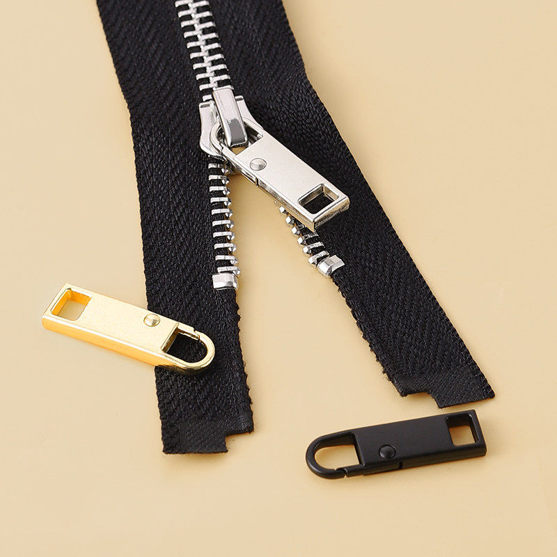 可拆卸羽绒服外套包包通用拉链头卡扣修复吊坠万能配件拉锁头