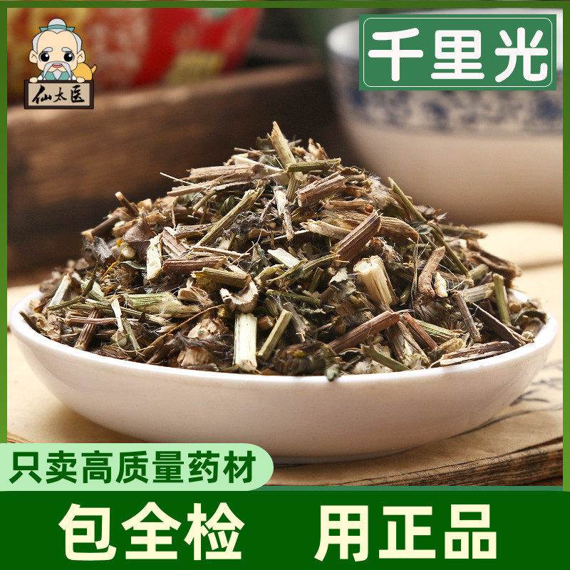 同仁堂中药材千里光500g克野生九里明九里光黄花母九龙光草药