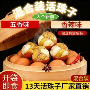 抖音同款 13天红皮喜蛋正宗活珠子香辣味五香味开袋即食鲜嫩多汁