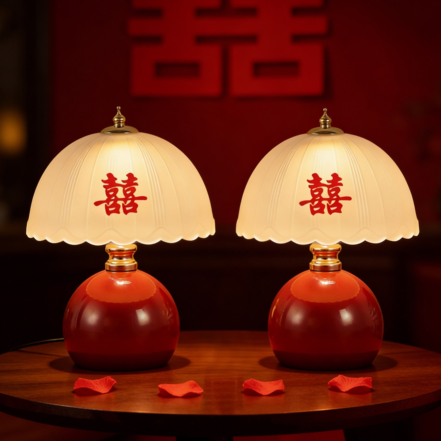 结婚长明灯一对闺蜜婚房陪嫁婚礼订婚床头灯新婚送新人新娘礼物