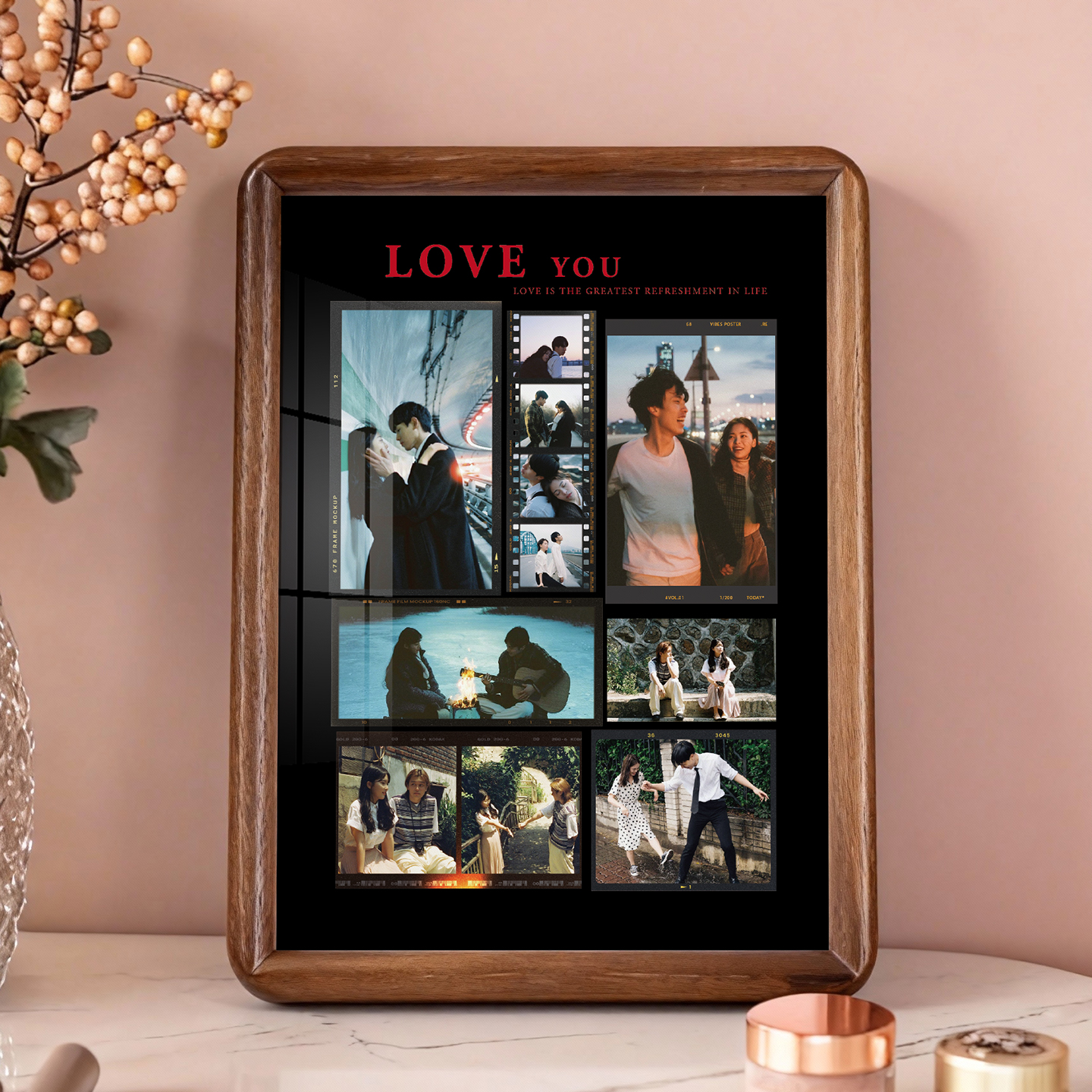 留存美好回忆相框摆台