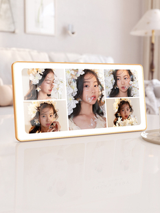 宝宝相框摆台定制diy一周岁洗照片做成儿童记录成长打印加相册