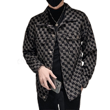 冬季新款印花牛仔夹克外套男加绒加厚潮流牛仔衣JK951-P95绒115，男装夹克，电商A368