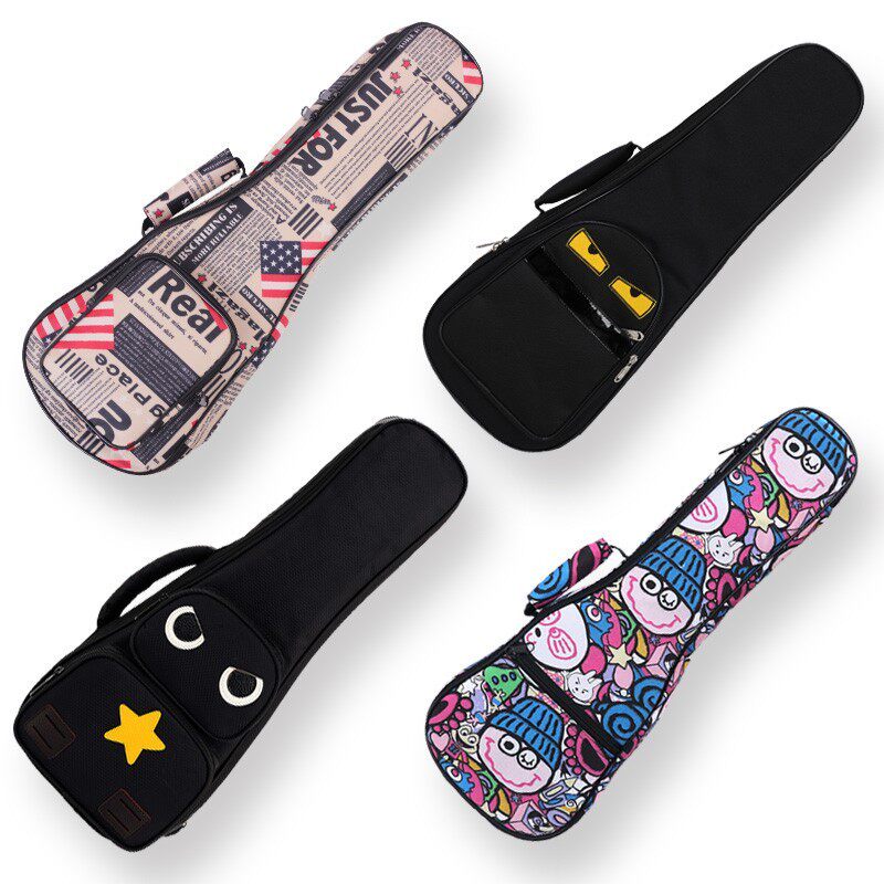 尤克里里包23寸加厚文艺琴盒韩版套装简洁款保护双背乐器包26寸