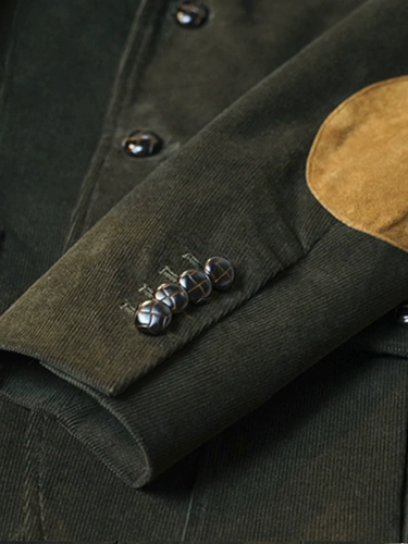 Ретро вельветовая осенняя мужская куртка, в американском стиле