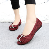 女2020夏季 新款 时尚 老北京布鞋 软底百搭尖头小布鞋 平底舒适不累脚