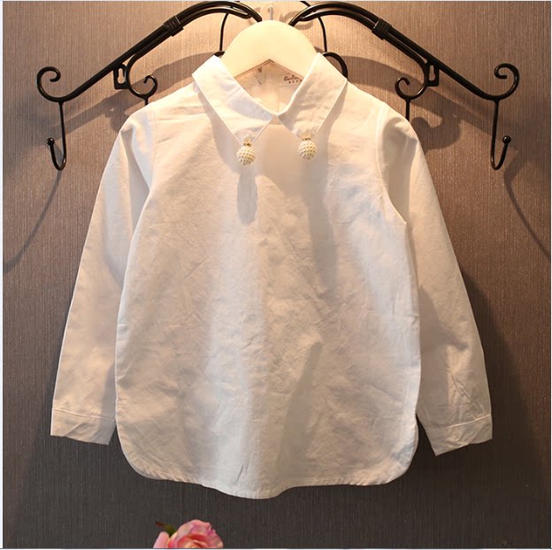 Chemise fille à manche longue - Ref 2085565 Image 1