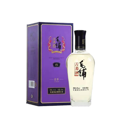 【假一罚十】毛铺紫荞酒45度500ml礼盒养生酒劲牌出品买2瓶配礼袋