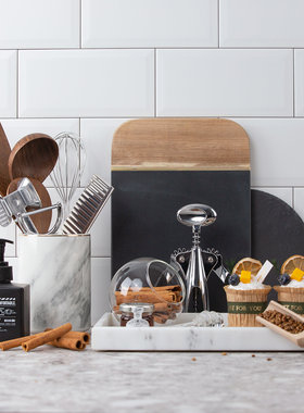 北欧厨房样板间厨具软装摆件装饰