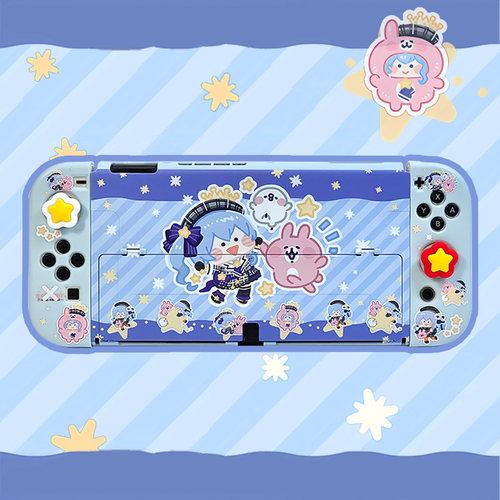 switch2保护套卡娜赫拉switch oled保护壳NS2硬壳软手柄lite星街