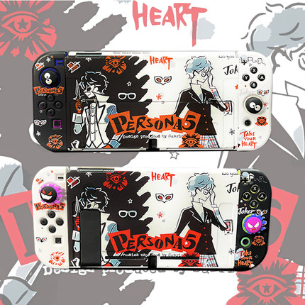 奇乐 幽灵先锋switch保护套OLED保护壳NS硬壳joycon手柄lite底座