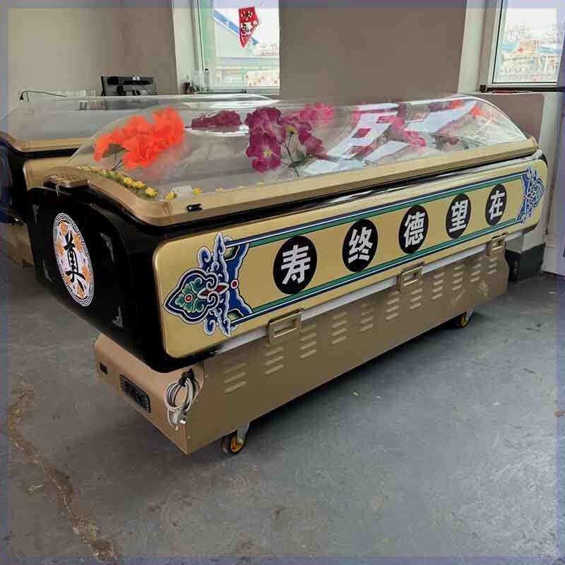 【厂家直销】水晶棺冰棺冷藏冷冻棺殡葬棺材手提冷冻器冰机冰尸柜