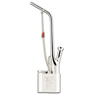 加厚白铜水烟壶全套礼盒烟斗香烟两用水烟筒黄老式复古水过滤烟斗