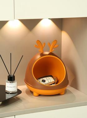 入户进门口玄关放钥匙收纳盒摆件家居鞋柜置物架神器餐边柜装饰品