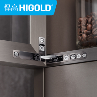 悍高天地铰链G系列813271二段力阻尼轻型承重25kg锌合金家用五金