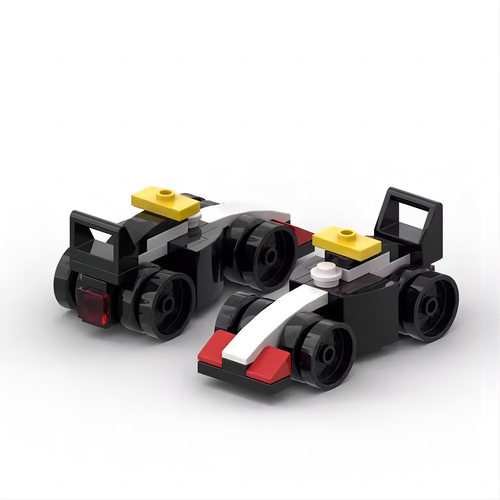 moc-142284兼容迷你f1赛车拼装积木玩具套装男孩生日礼物模型