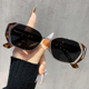 猫眼墨镜女高级感显瘦老钱风款 薯薯镜圆框偏光防紫外线太阳眼镜