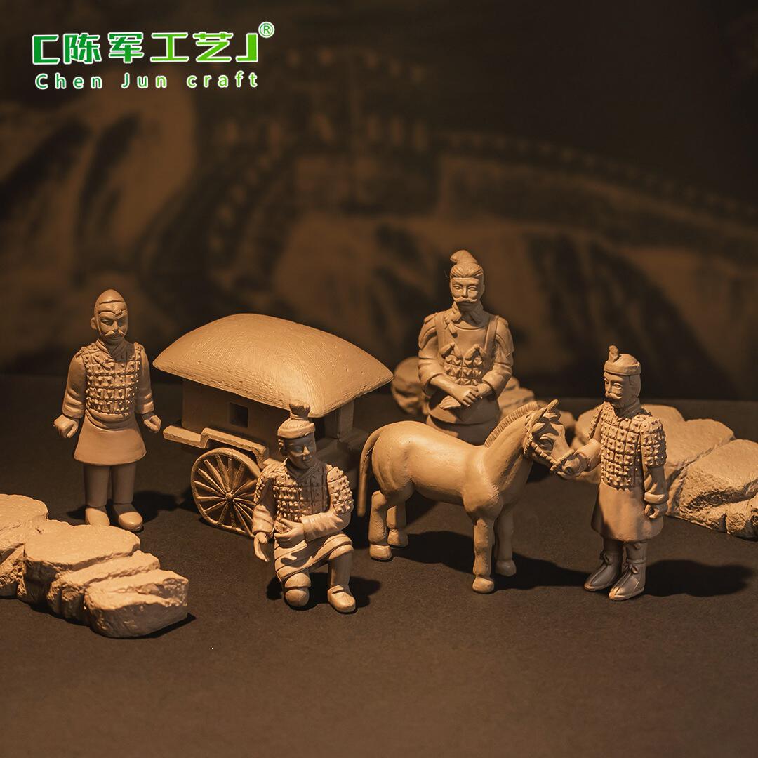 新款西安文创博物馆秦俑兵马俑考