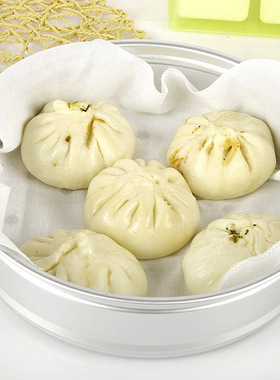 大货定制日式棉蒸笼布白色纱布笼屉布不粘蒸镘头布蒸饺子包子布厨