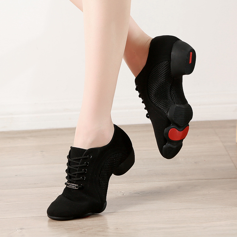 儿童牛津布拉丁舞蹈鞋成人网布跳舞鞋水兵舞牛津布教师鞋