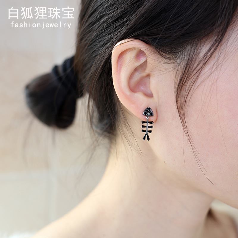 鱼骨白狐狸锆石冷淡风潮