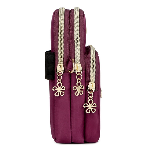 Маленькая сумка для телефона, летняя небольшая сумка, мобильный телефон, тканевый мешок, портативный кошелек