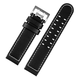 适配Hamilton汉密尔顿卡其航空野战美国经典系列商务真皮手表带