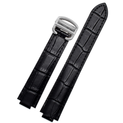 代用卡地亚蓝气球真皮女手表带