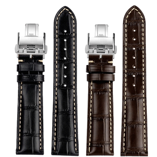 适配浪琴名匠八针月相系列L2.673.4.78.3男士商务真皮手表带21mm