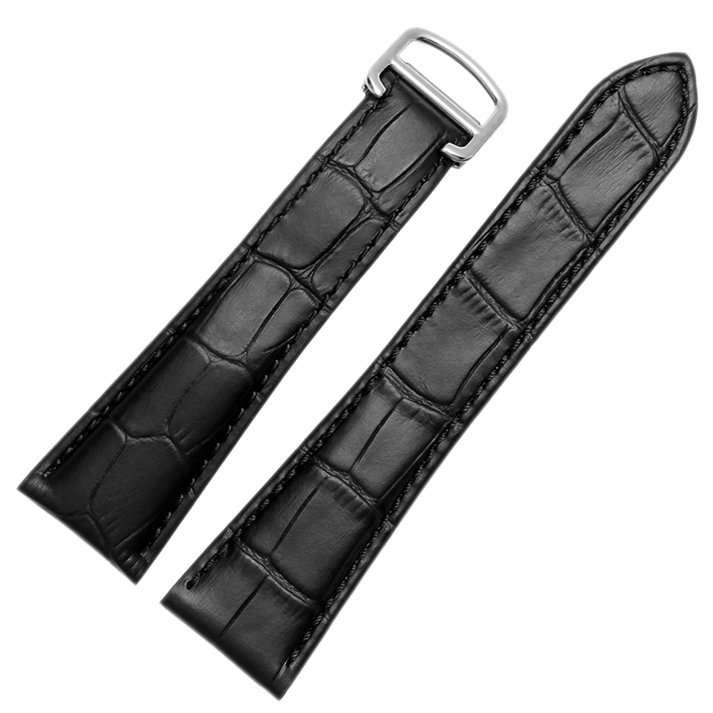 卡地亚适配坦克真皮伦敦手表带