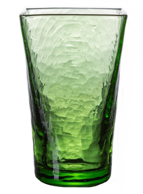 简陶手工玻璃方形日式水杯