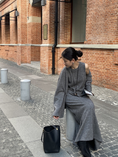 净版 SOUL 休闲针织长款 背心连衣裙 特价 9579 180秋上新