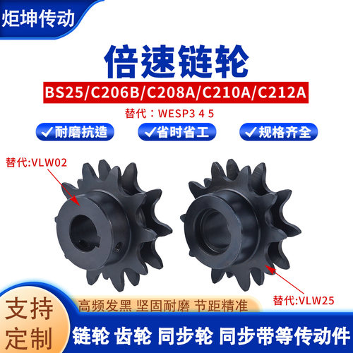 2.5倍速链轮VLW02WESP3.4.5