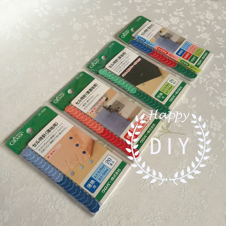 日本CLOVER可乐 梅花型固定针 定型针 别针31-999/32-000/001/004