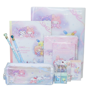 日本cutemodel三丽鸥丝带宝石系列橡皮擦铅笔帽垫板信集笔袋便签