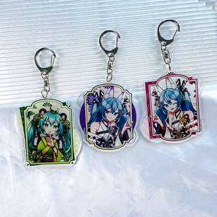 现货 日本TWINCRE 初音未来 百鬼夜行系列 挂件 妖狐梅藤化狸周边