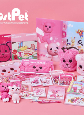 日本sunstar太阳星postpet学生用限定款贴纸文件夹信集便签本