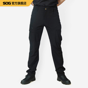 多口袋作战耐磨防水裤 弹力户外速干裤 子 男薄款 SOG城市通勤战术裤