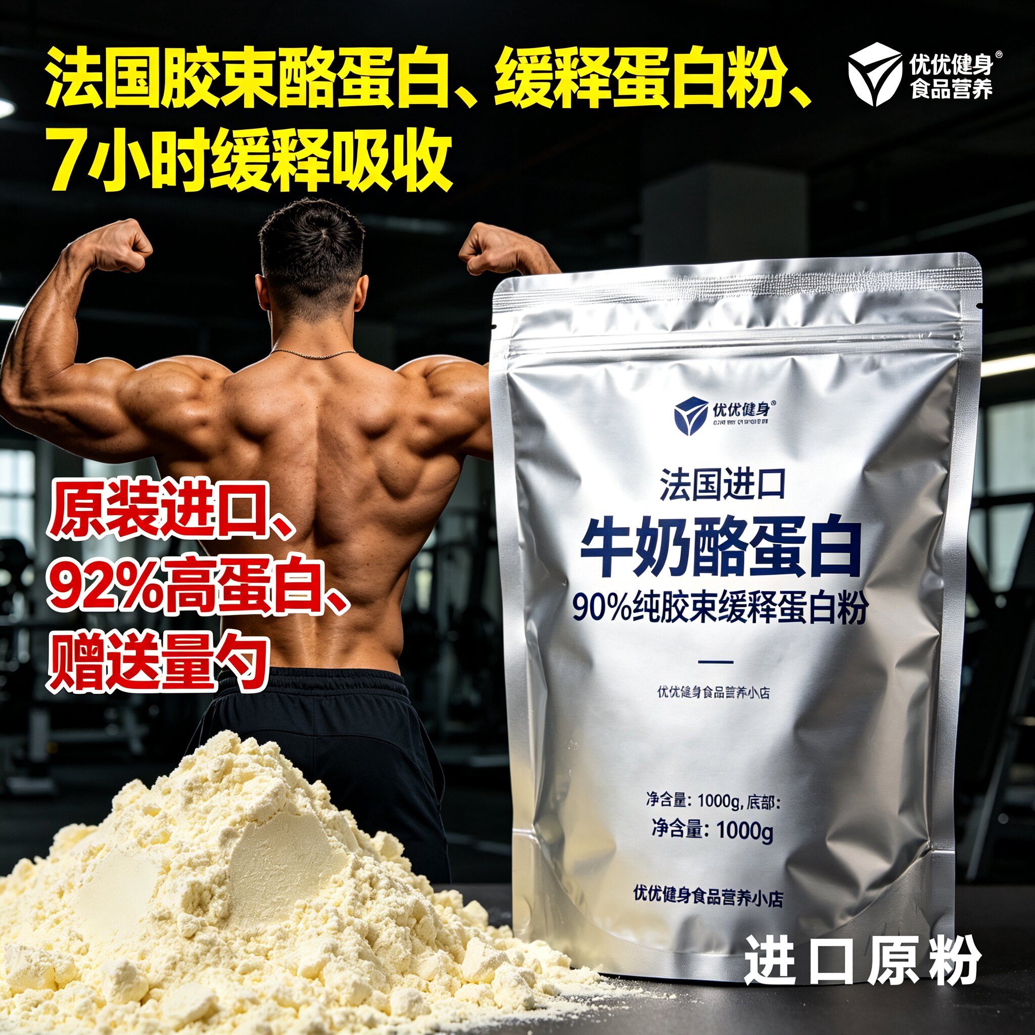 进口胶束酪蛋白粉7小时缓释