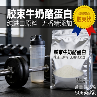 胶束酪蛋白法国缓释分离牛奶蛋白质粉运动增健肌饱腹塑型男女代餐
