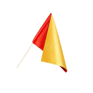 红黄双面旗舞蹈旗学校演出方阵道具旗儿童成人运动会表演旗手摇旗红旗可定制旗帜