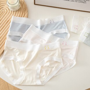 女童内裤莫代尔学生三角裤中腰少女夏季薄款无痕纯棉裆儿童短裤头
