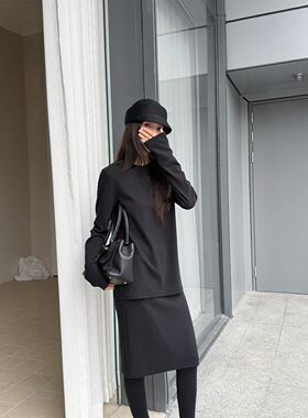 摩登197韩系踩脚裙裤两件套女