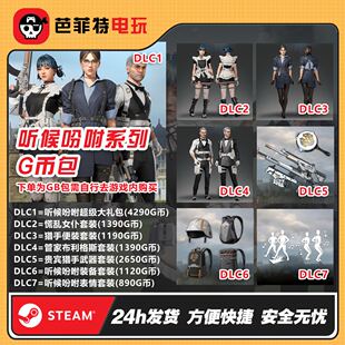 STEAMPUBG绝地求生听候吩咐服饰配件GB包CDK（下单发GB自行购买）