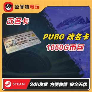 PUBG绝地求生 改名卡兑换码CDK PUBG改名卡 g币包 吃鸡CDK激活码
