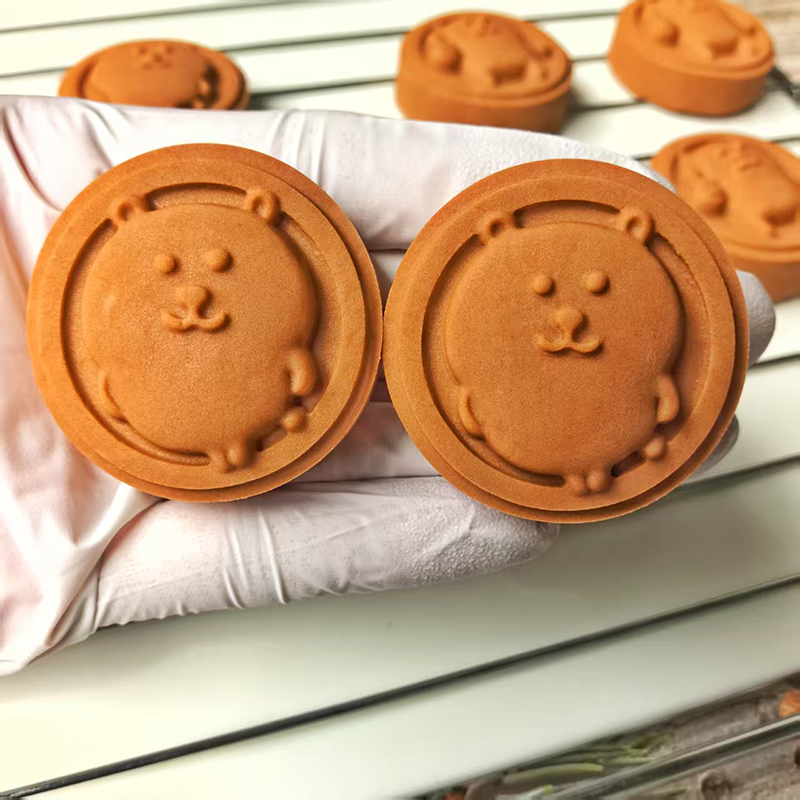 卡通自嘲熊冰皮月饼模具