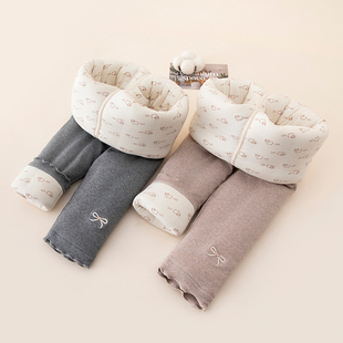 儿童深冬特厚打底裤 加厚女宝宝外穿三层棉裤 女孩 子冬季 女童夹棉裤